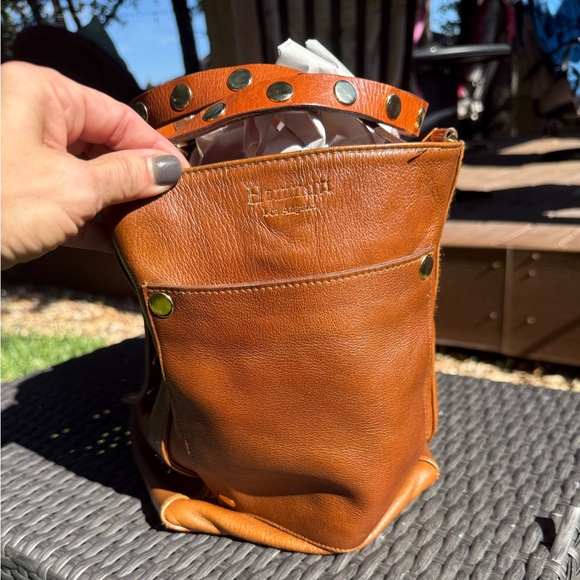 Hammitt Cognac *RARE* Bucket Bag - Picture 2 of 8